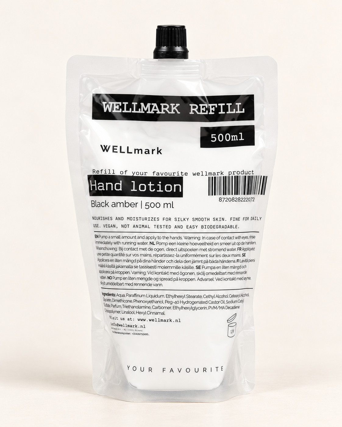 Refill Handlotion - Dark Amber 500 ml