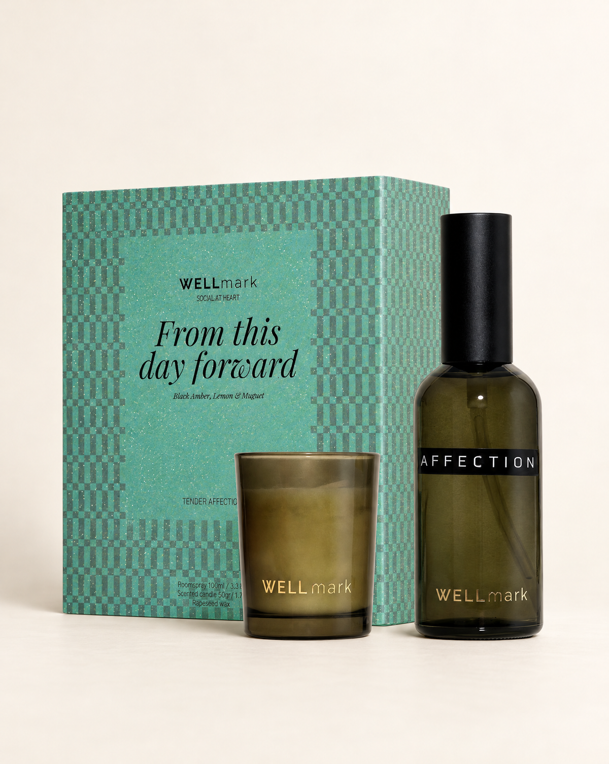 Giftset Roomspray & Kaars - Tender Affection