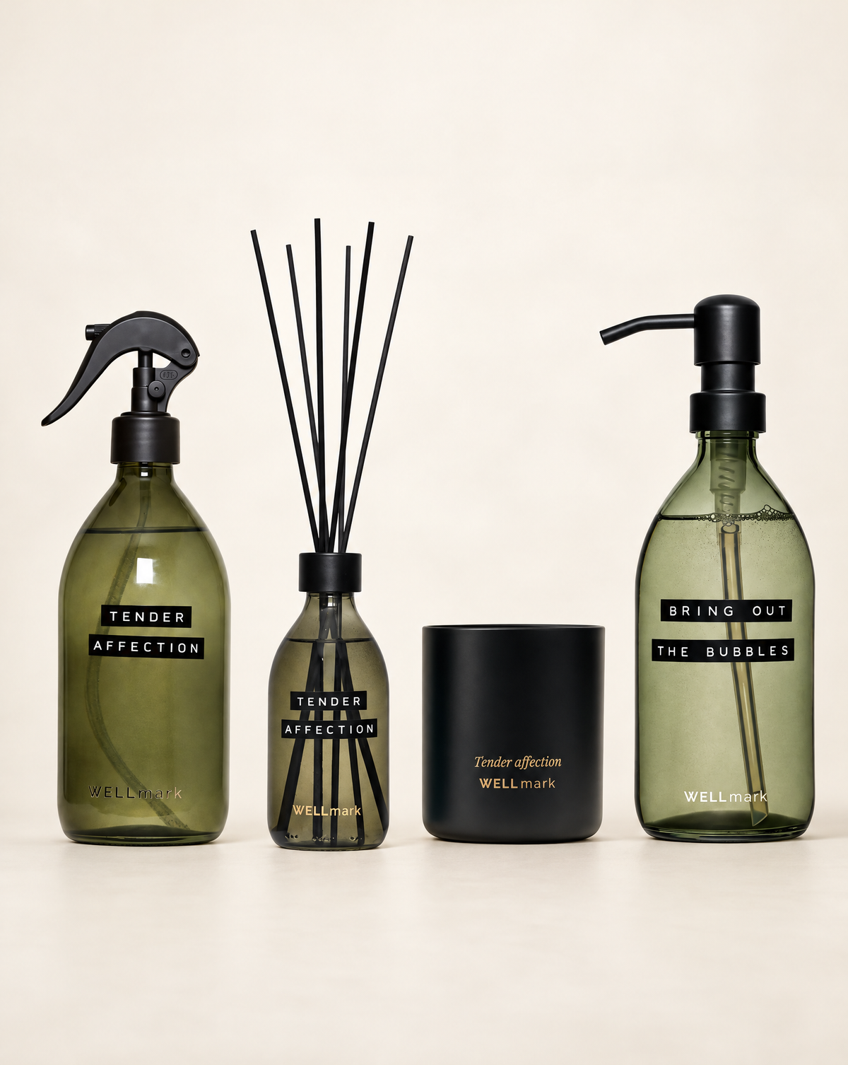 Home Makeover Set, kaars, roomspray, geurstokjes en handzeep