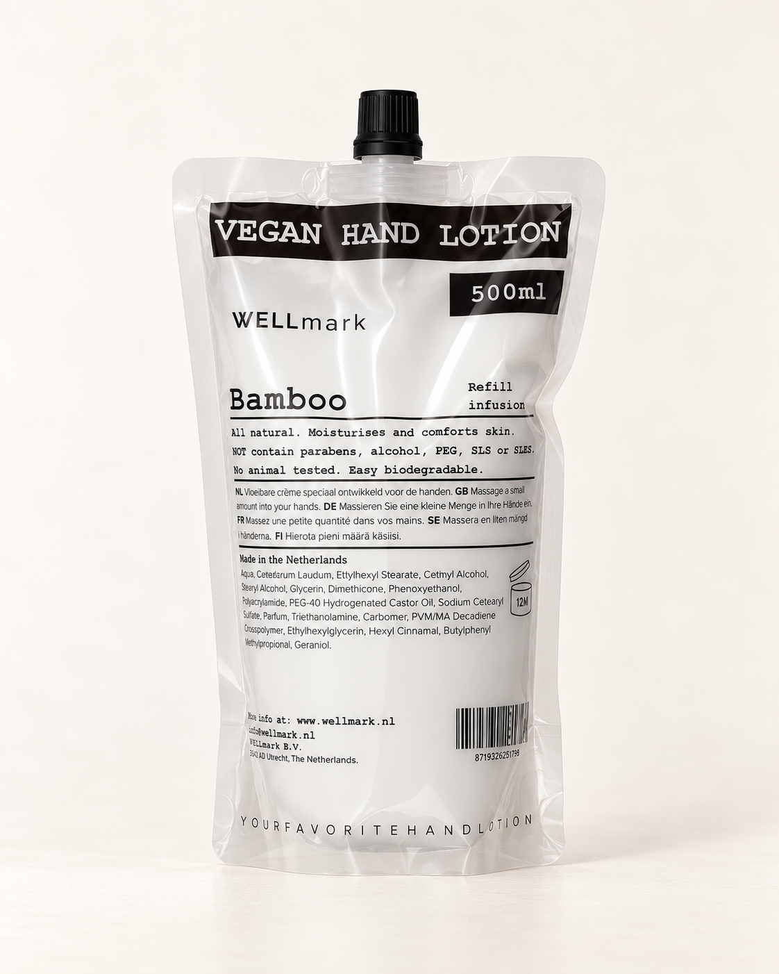 Refill Handlotion - Bamboo 500 ml