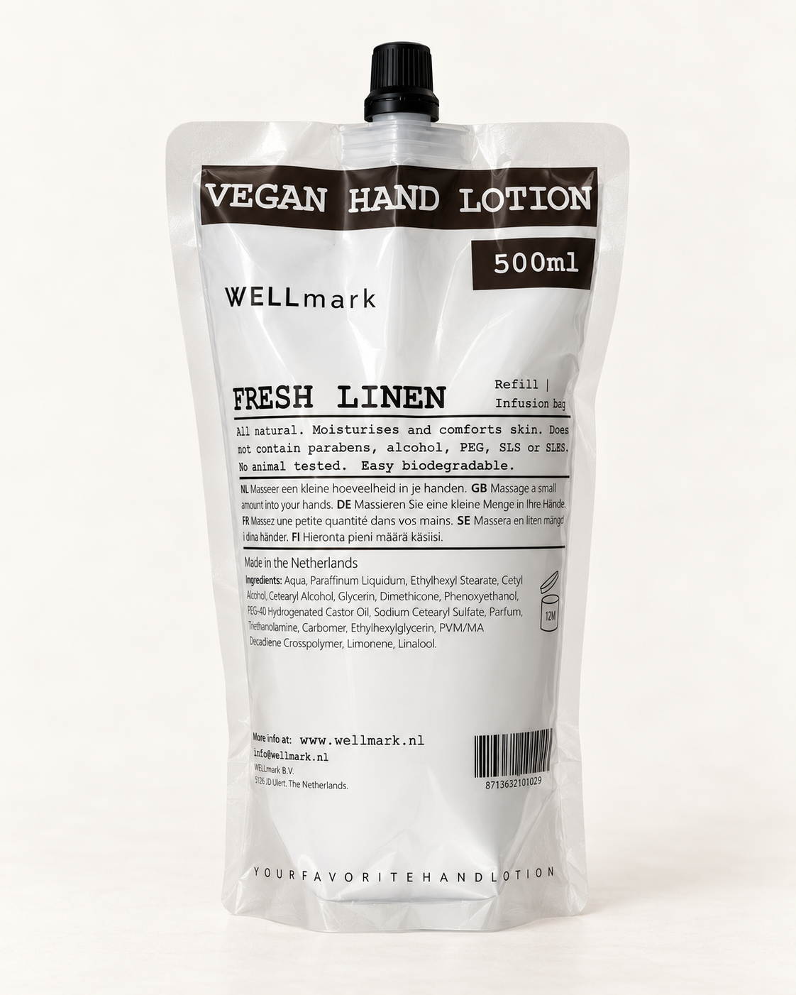 Refill Handlotion - Fresh Linen 500 ml