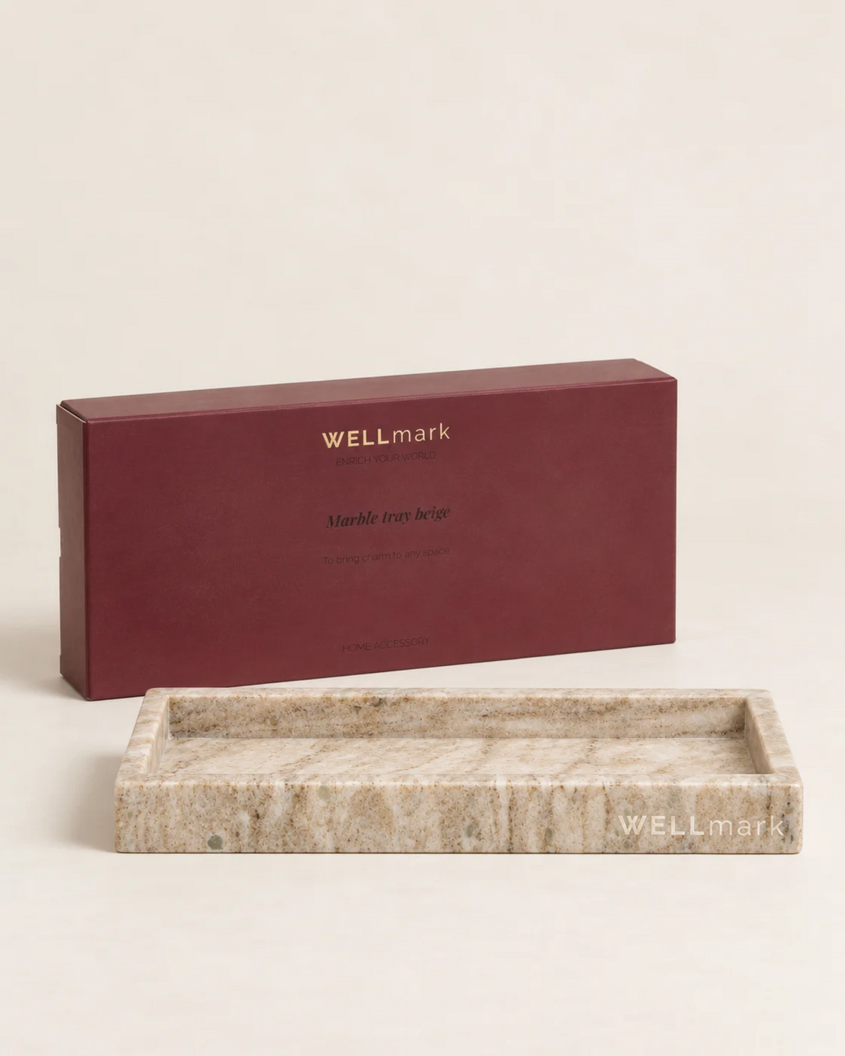 Marble Tray - Warm Beige