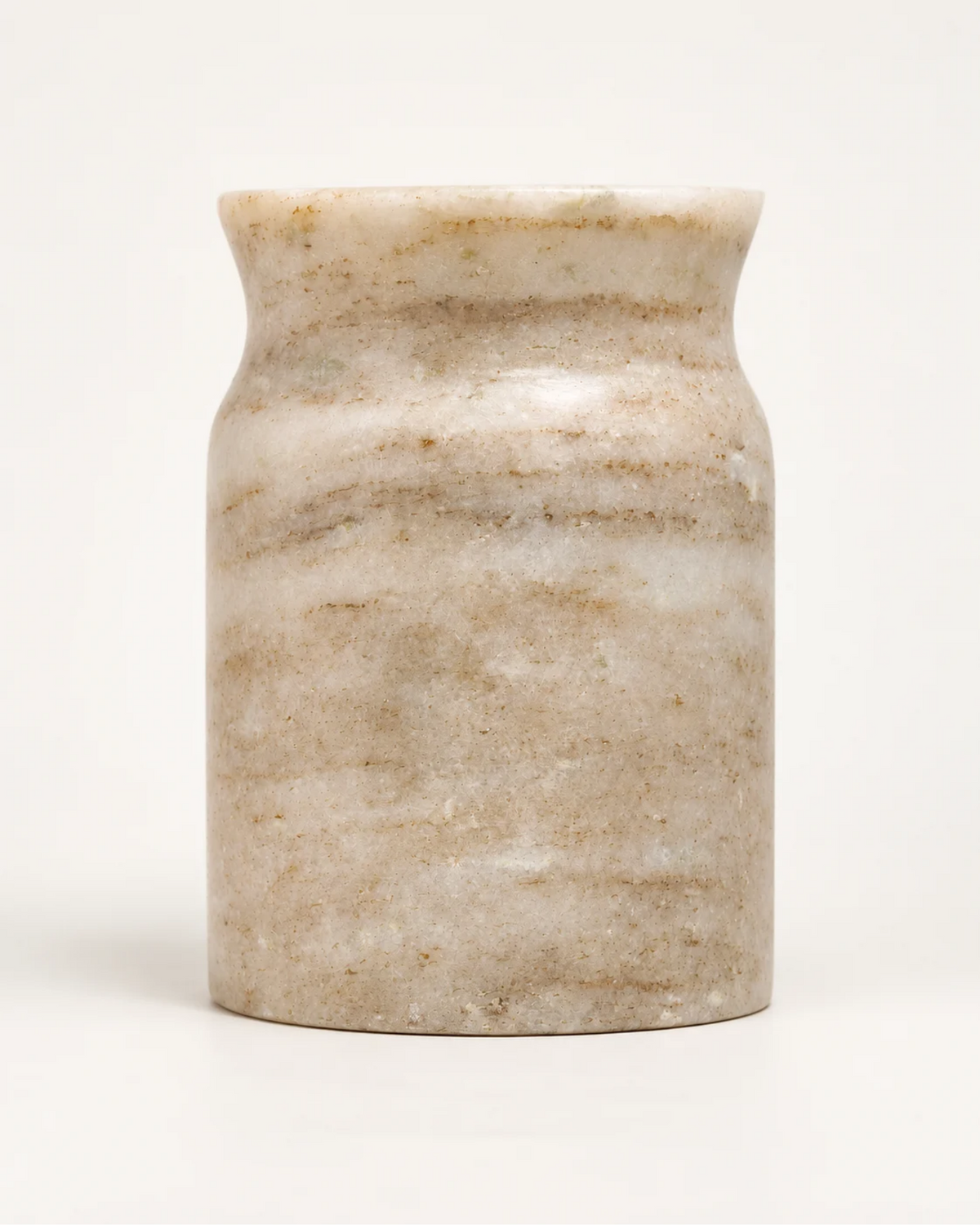 Marble Jar - Warm Beige